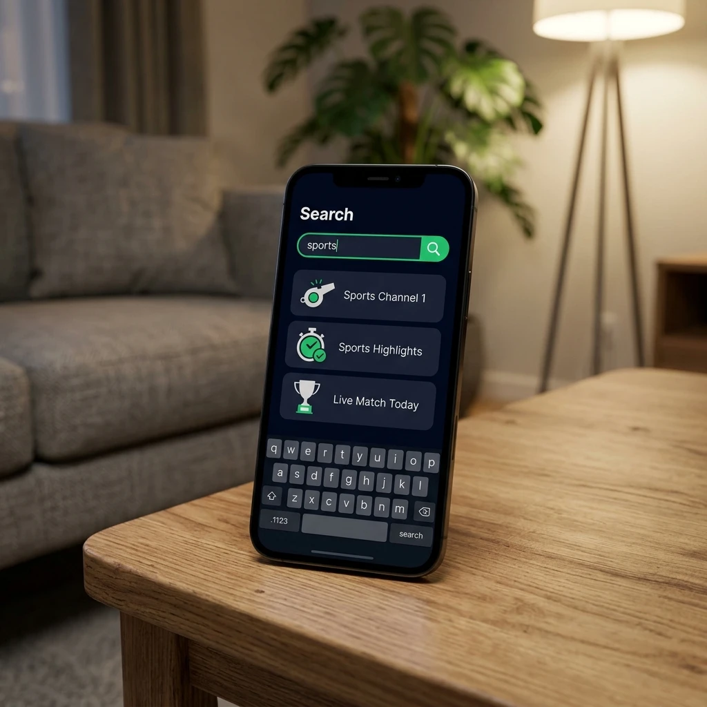 Home 6 inat box apk search screen interface