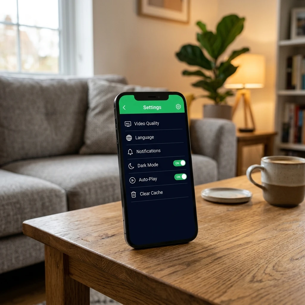 Home 5 inat box apk settings screen interface